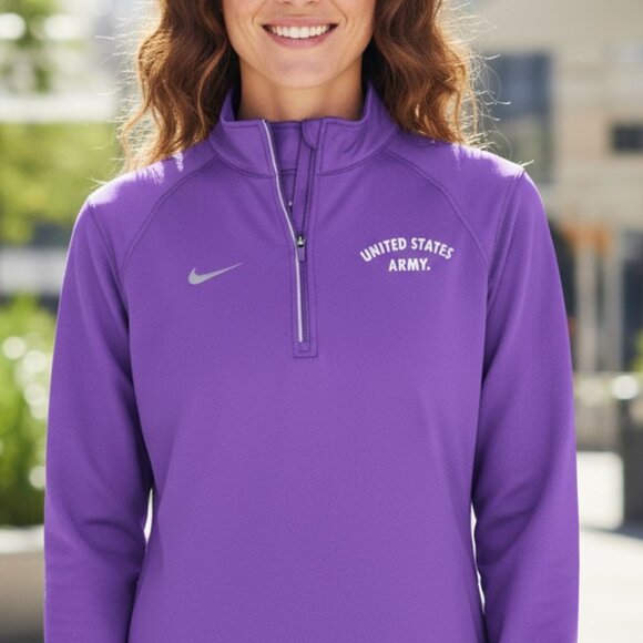 Nike Purple United States Army Quarter-Zip Pullover - Picture 1 of 7